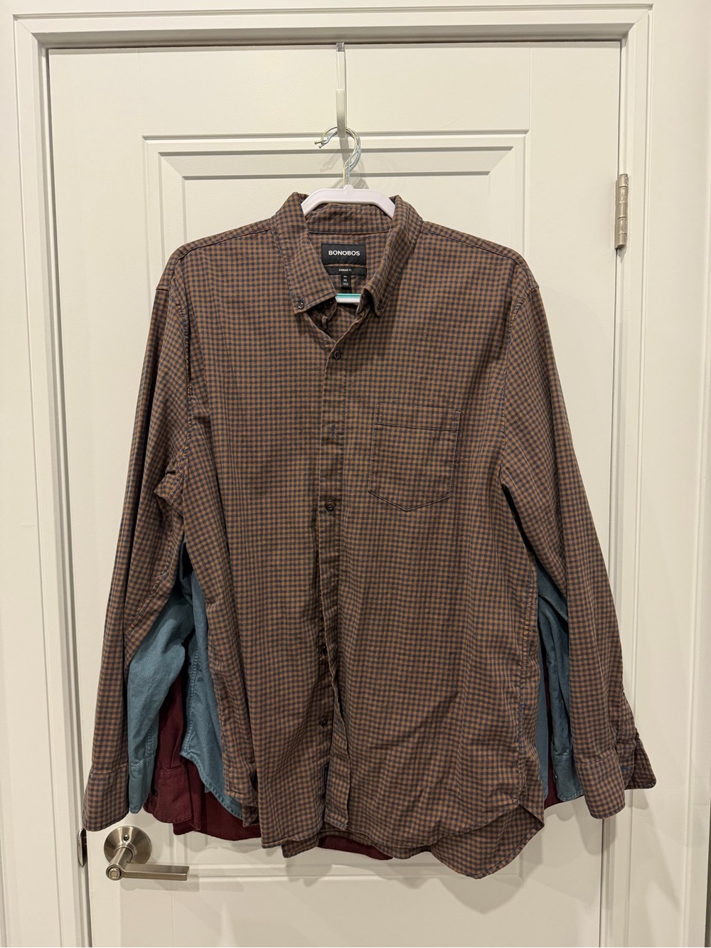 Bonobos Brown and Black Micro-Check Button-Down Shirt